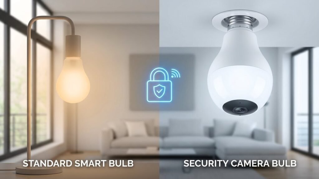 do smart bulbs have cameras
