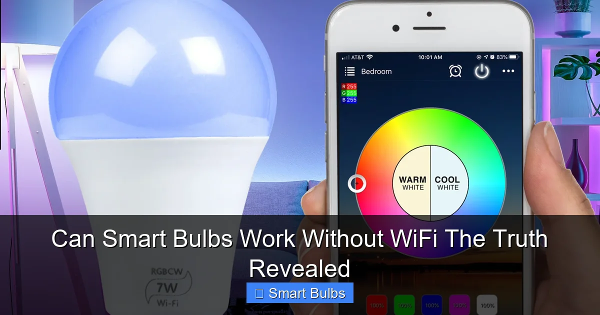 Can Smart Bulbs Work Without WiFi The Truth Revealed