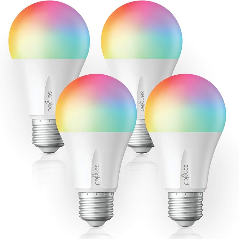 Sengled Zigbee Smart Color Changing A19 Light Bulbs 4-Pack for Alexa a