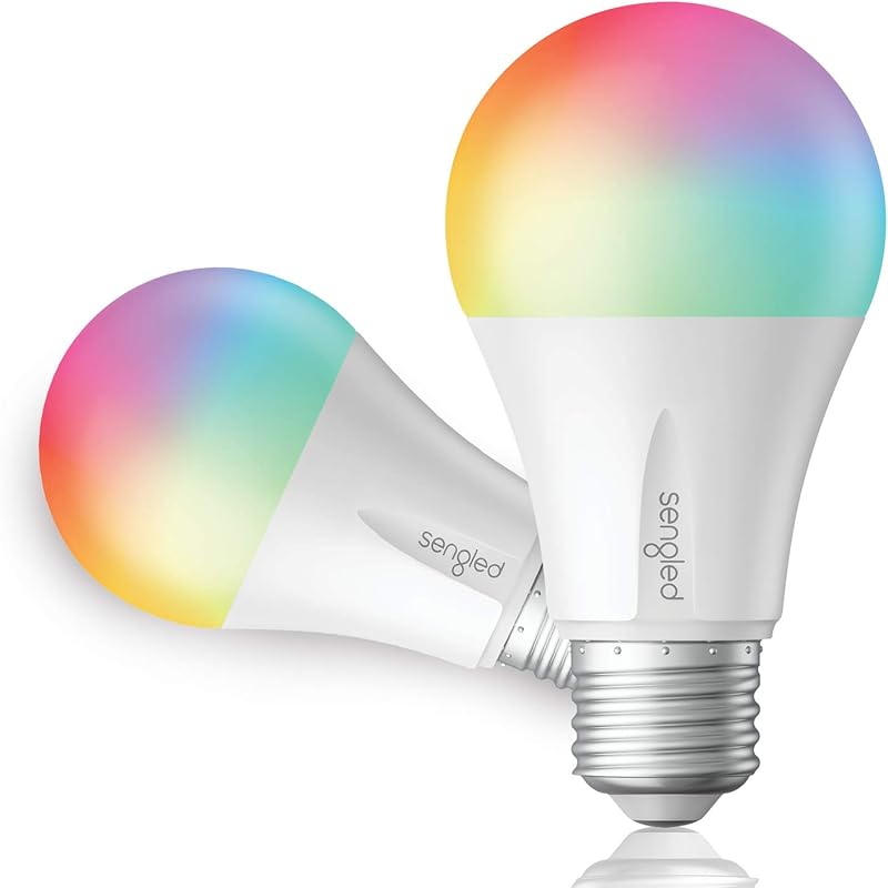 Sengled Zigbee Smart Color Changing A19 Bulbs 60W Equivalent 2-Pack Co