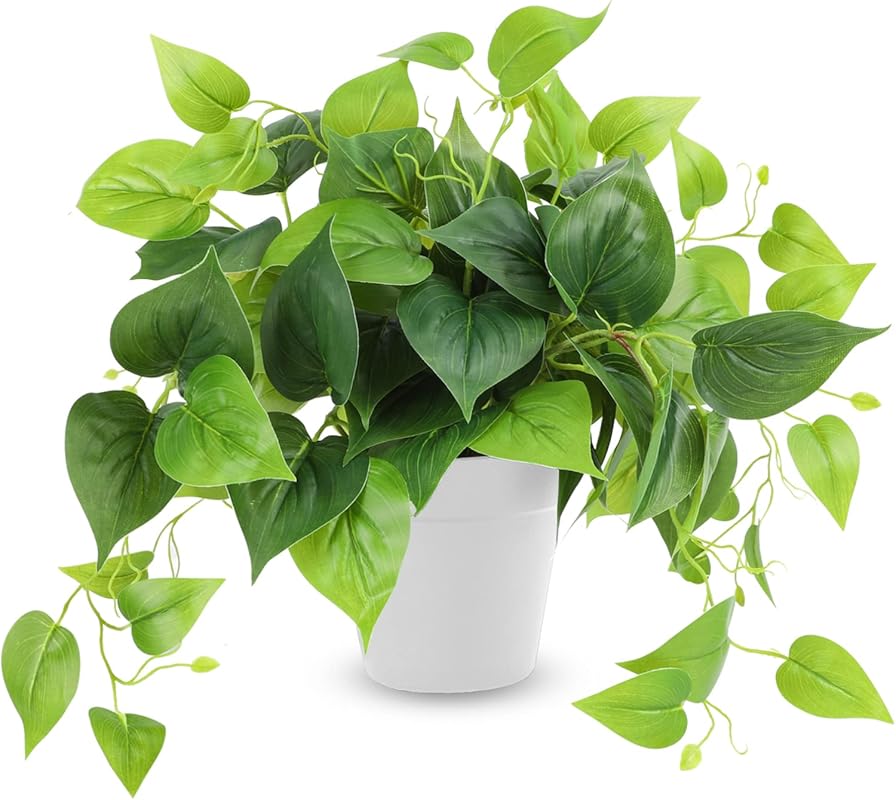 CEWOR Artificial Pothos Plant