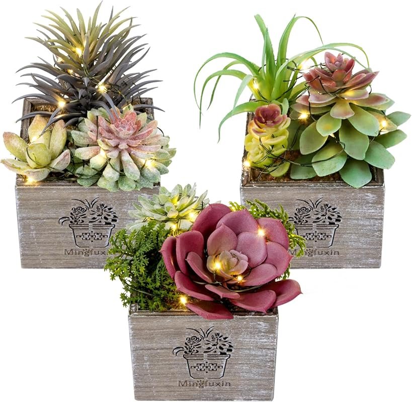 Small Artificial Succulents