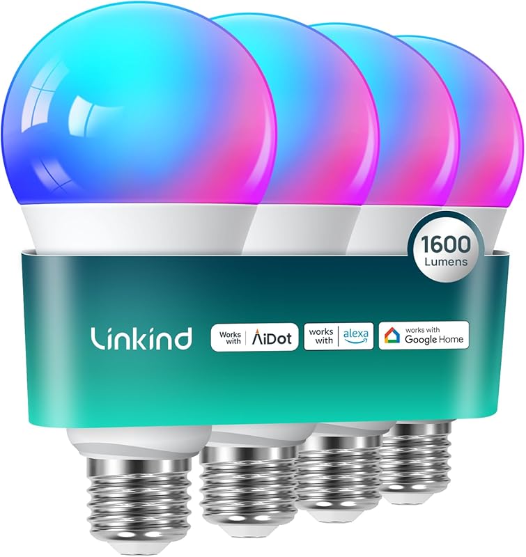Linkind 100W Smart LED Bulb 4-Pack