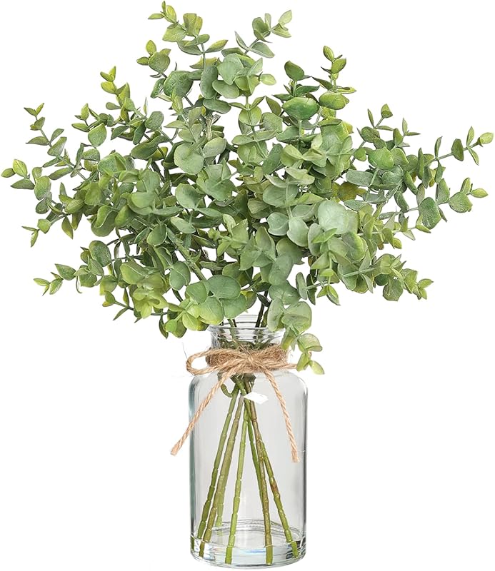 Eucalyptus Glass Vase