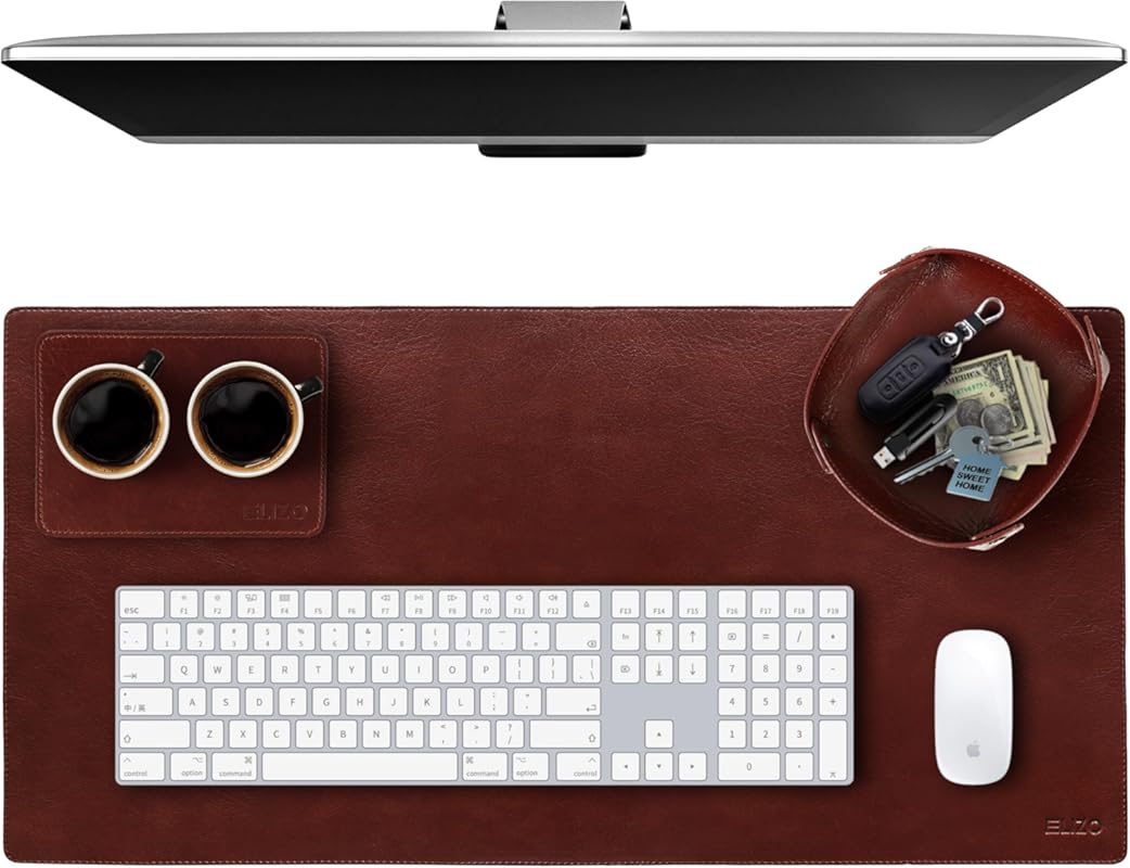Elizo Premium Full-Grain Leather Desk Mat