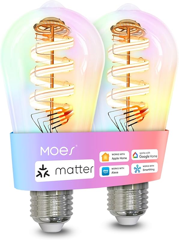 MOES Matter ST64 Edison Bulb