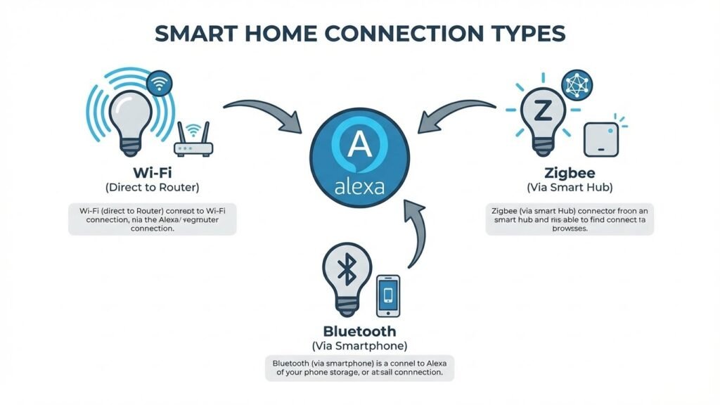 Types of Smart Bulbs and Alexa Integration