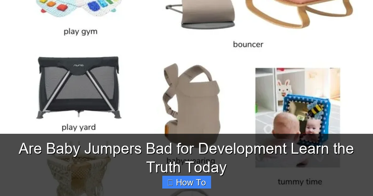 Are Baby Jumpers Bad for Development Learn the Truth Today