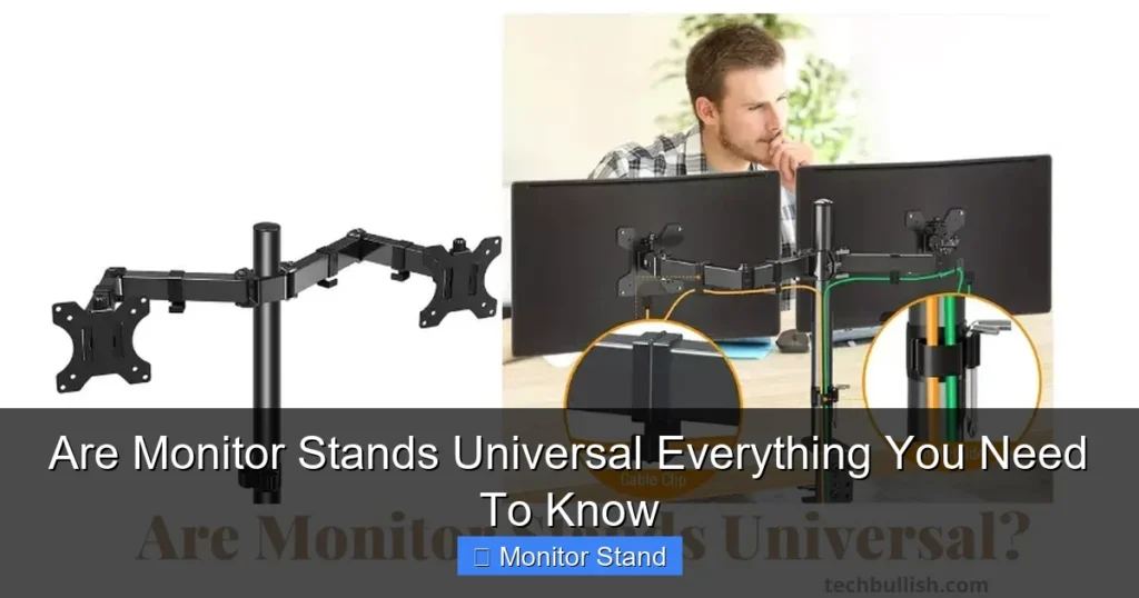 Are Monitor Stands Universal Everything You Need To Know