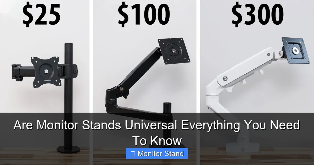Are Monitor Stands Universal Everything You Need To Know