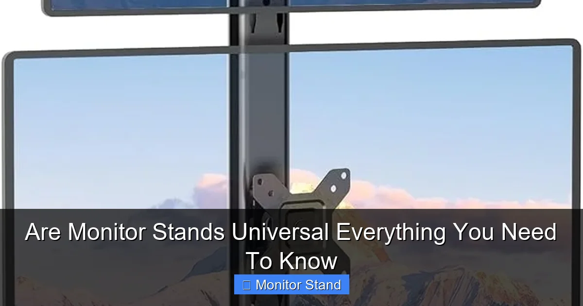 Are Monitor Stands Universal Everything You Need To Know