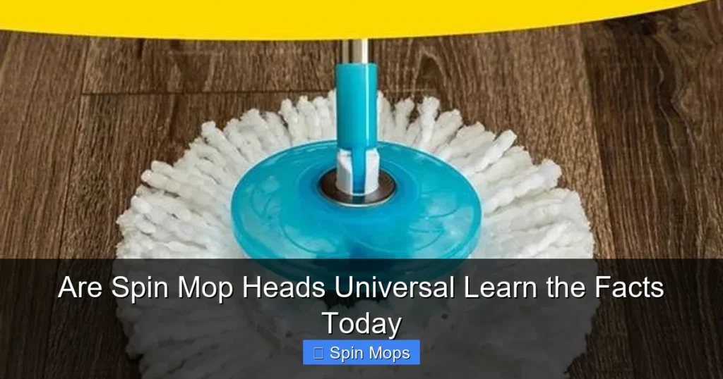 Are Spin Mop Heads Universal Learn the Facts Today