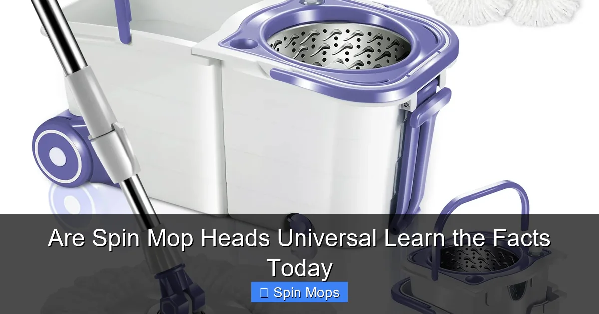 Are Spin Mop Heads Universal Learn the Facts Today