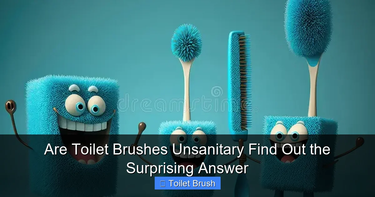 Are Toilet Brushes Unsanitary Find Out the Surprising Answer