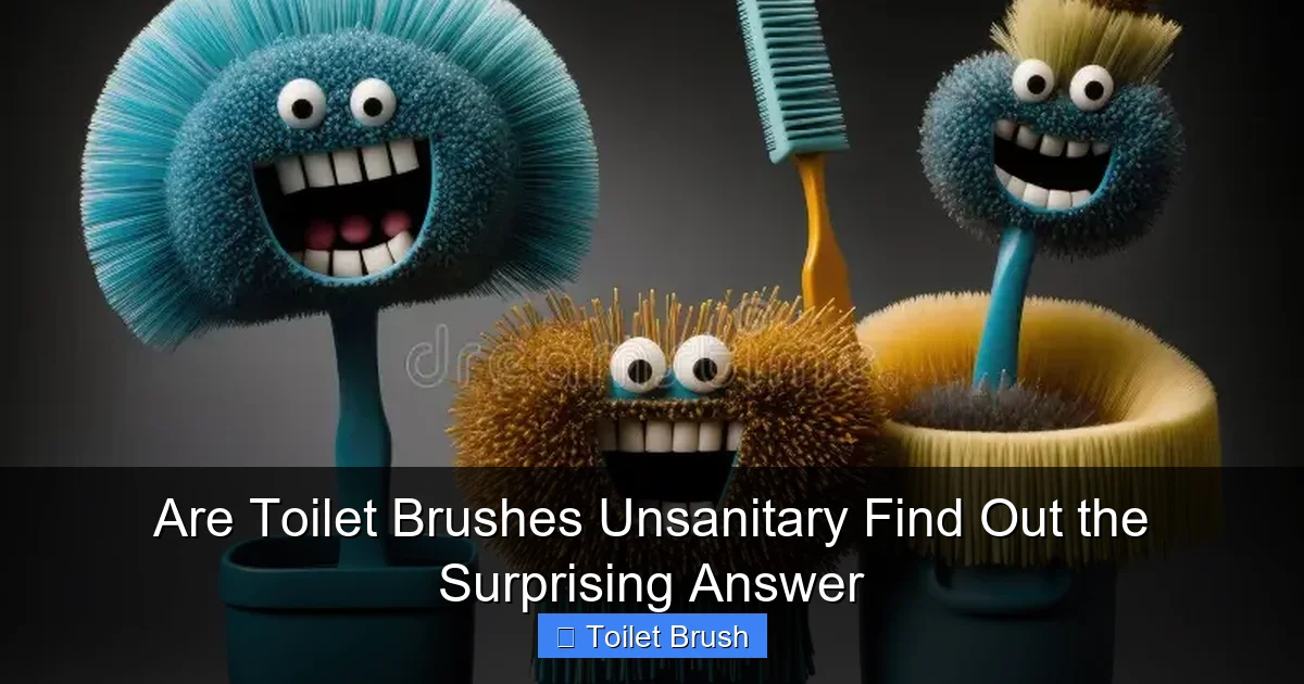 Are Toilet Brushes Unsanitary Find Out the Surprising Answer