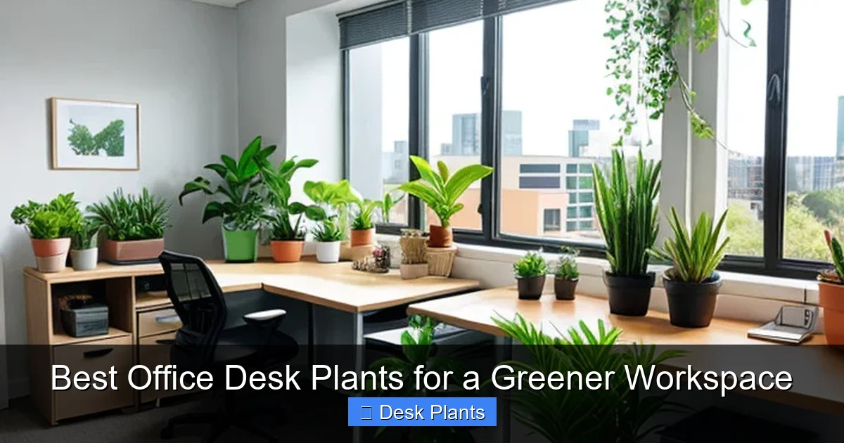 Best Office Desk Plants for a Greener Workspace