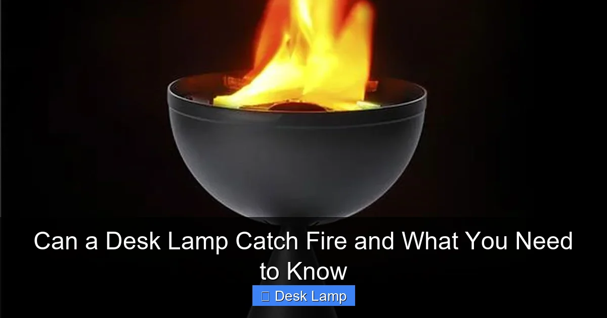 Can a Desk Lamp Catch Fire and What You Need to Know