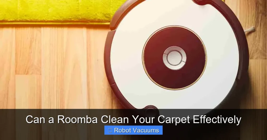 Can a Roomba Clean Your Carpet Effectively