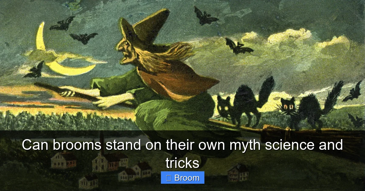 Can brooms stand on their own myth science and tricks