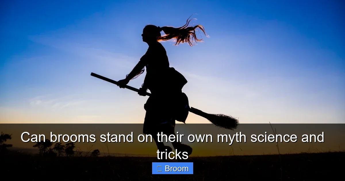 Can brooms stand on their own myth science and tricks