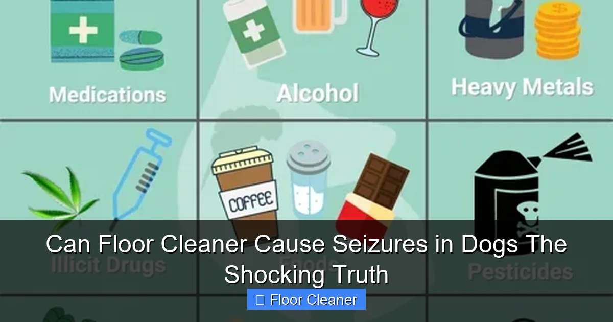 Can Floor Cleaner Cause Seizures in Dogs The Shocking Truth