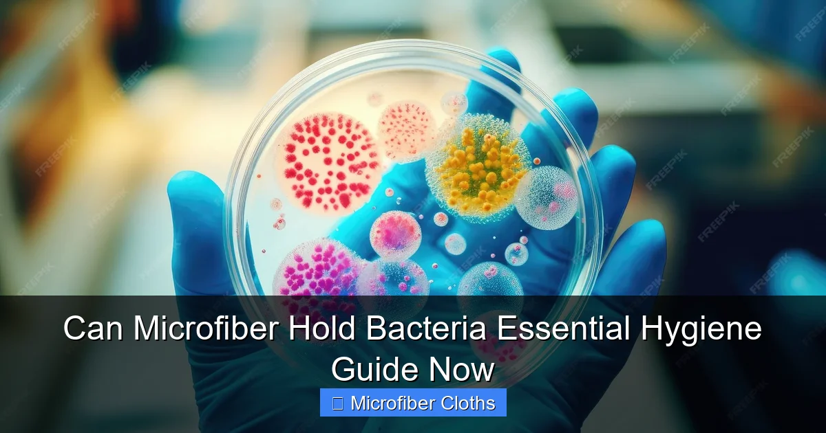 Can Microfiber Hold Bacteria Essential Hygiene Guide Now