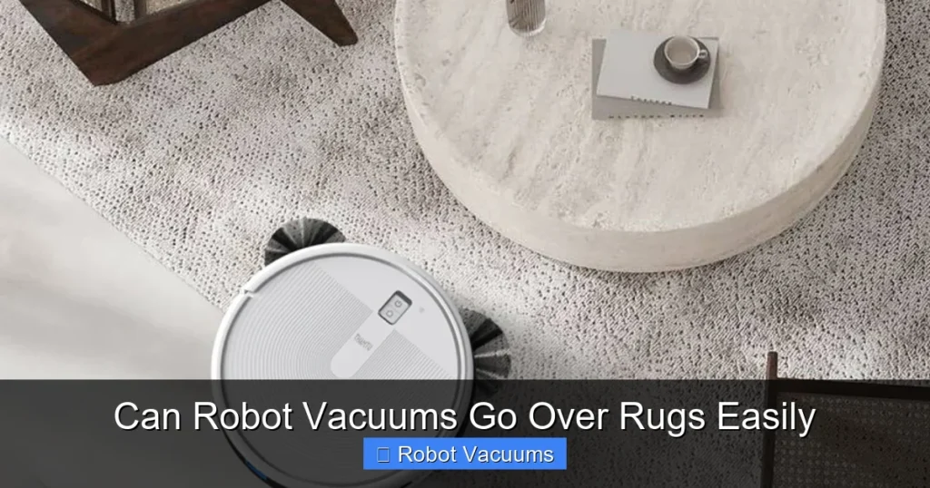 Can Robot Vacuums Go Over Rugs Easily