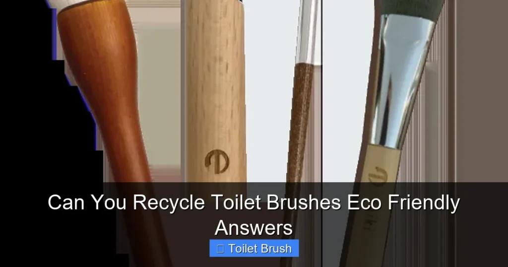 Can You Recycle Toilet Brushes Eco Friendly Answers