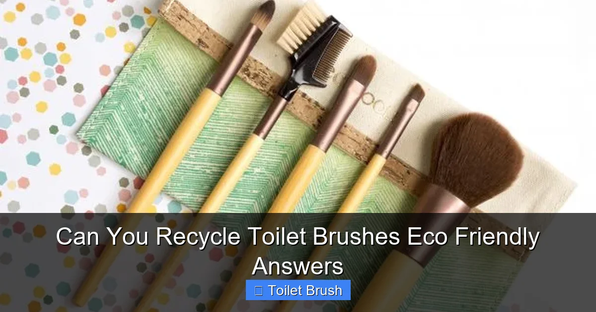 Can You Recycle Toilet Brushes Eco Friendly Answers