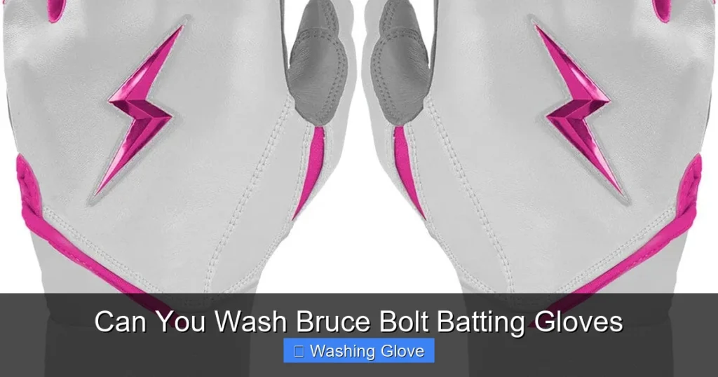 Can You Wash Bruce Bolt Batting Gloves