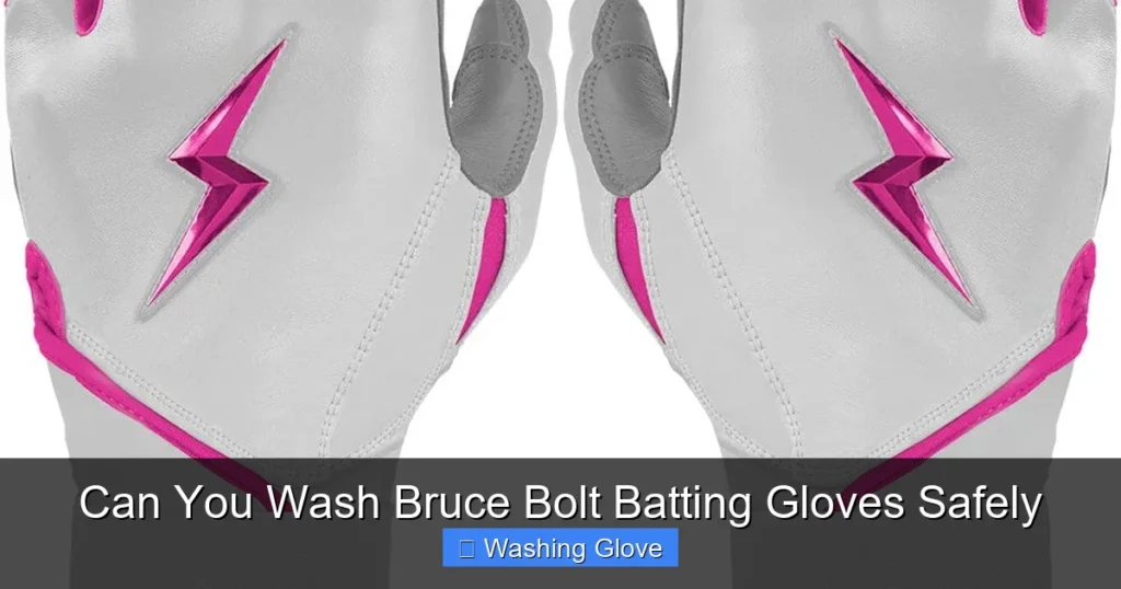Can You Wash Bruce Bolt Batting Gloves Safely