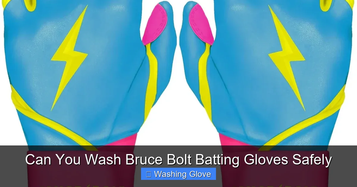Can You Wash Bruce Bolt Batting Gloves Safely