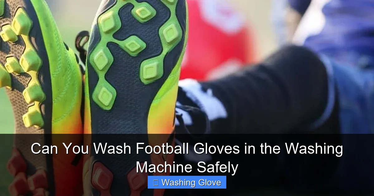 Can You Wash Football Gloves in the Washing Machine Safely