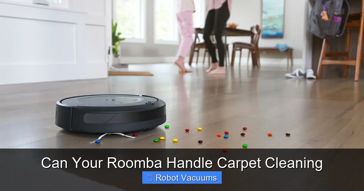 Can Your Roomba Handle Carpet Cleaning