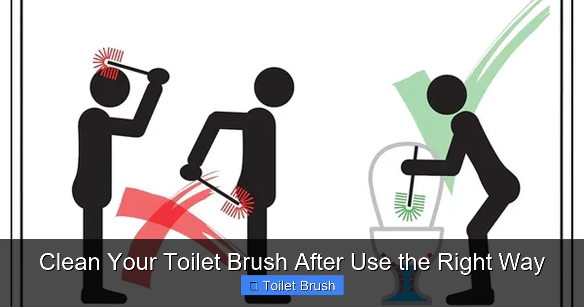 Clean Your Toilet Brush After Use the Right Way