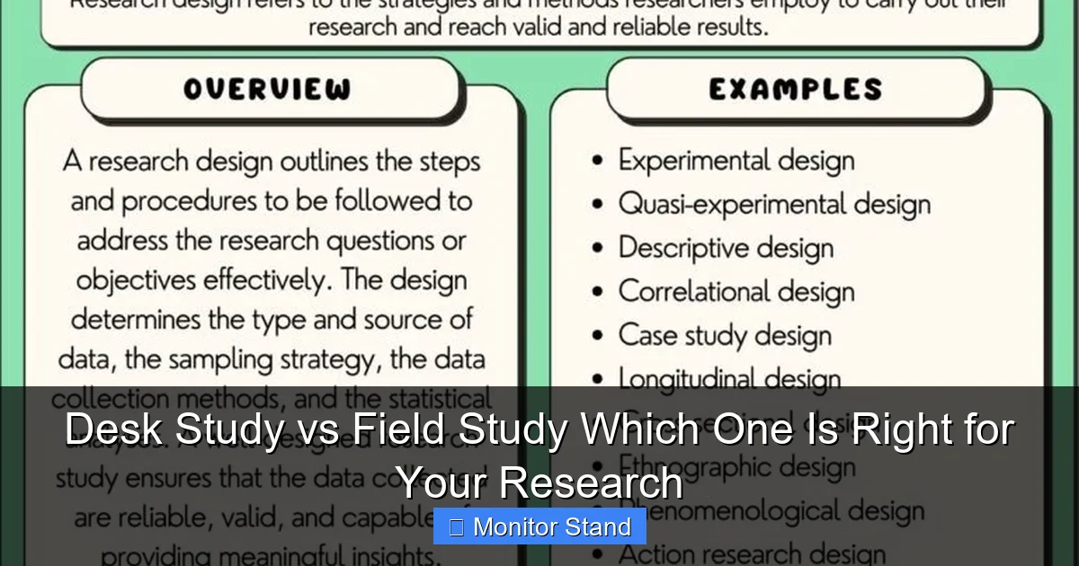 Desk Study vs Field Study Which One Is Right for Your Research