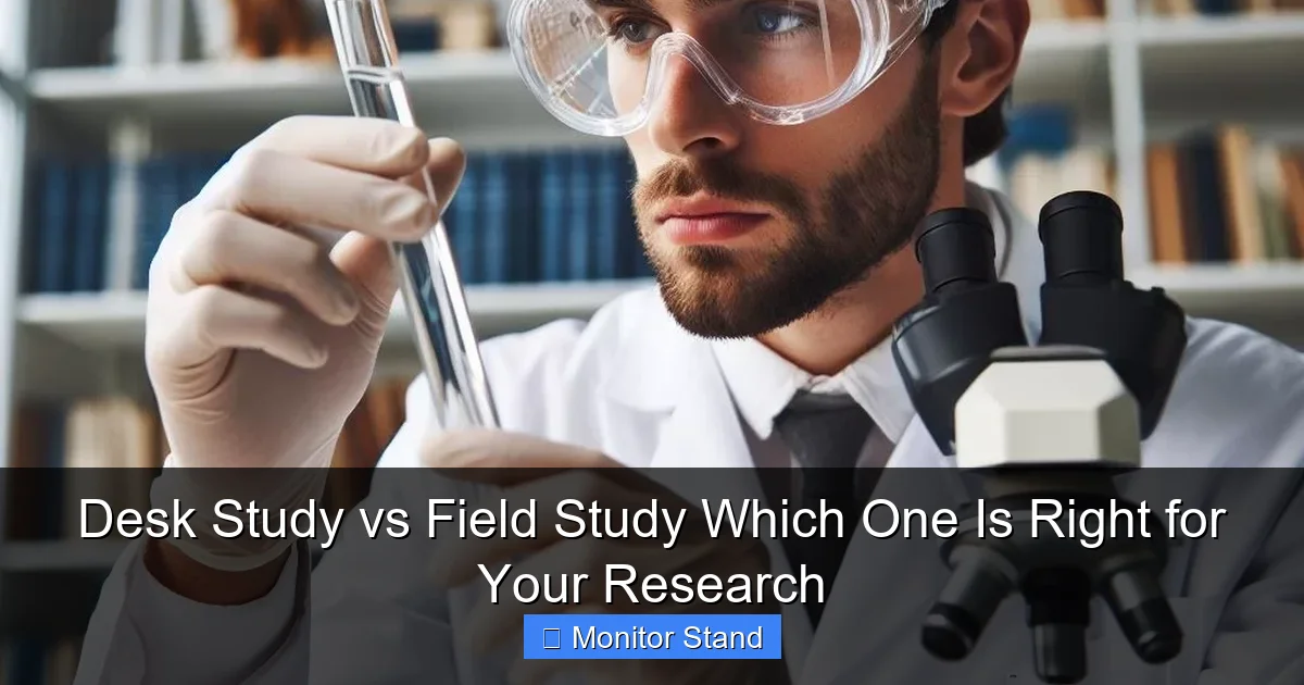 Desk Study vs Field Study Which One Is Right for Your Research