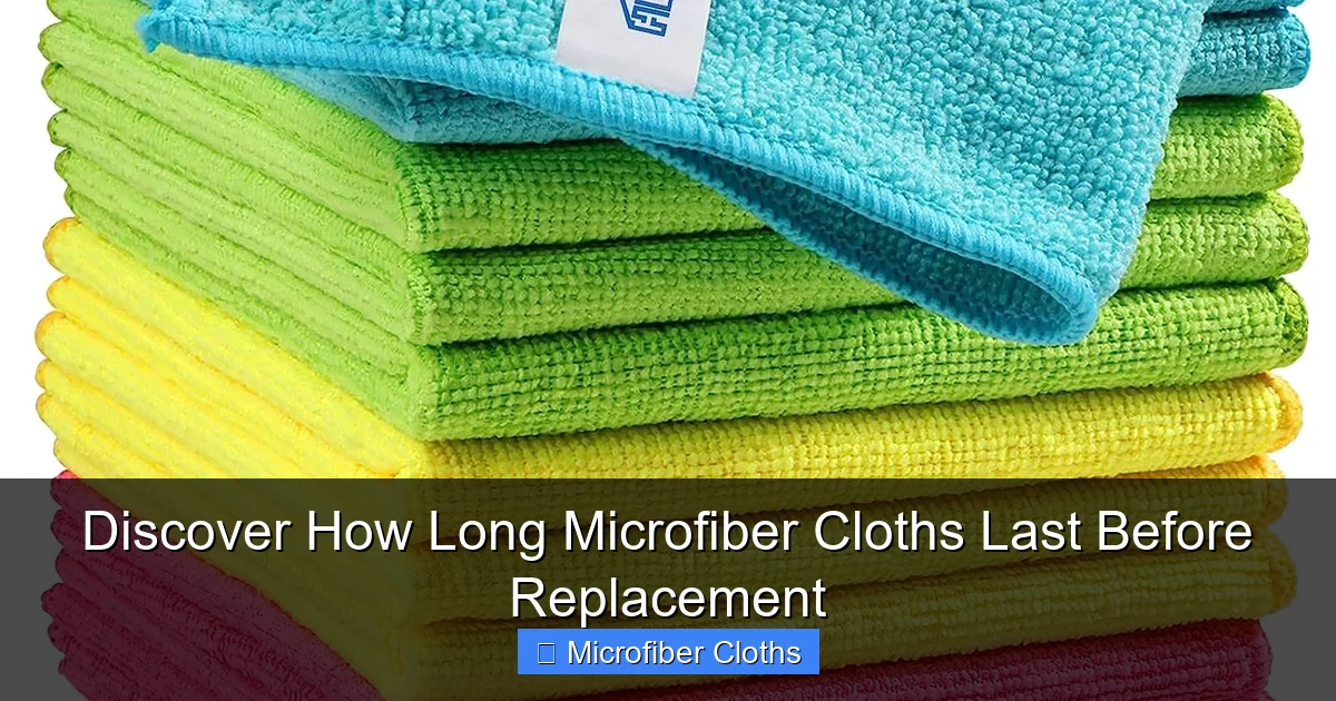 Discover How Long Microfiber Cloths Last Before Replacement