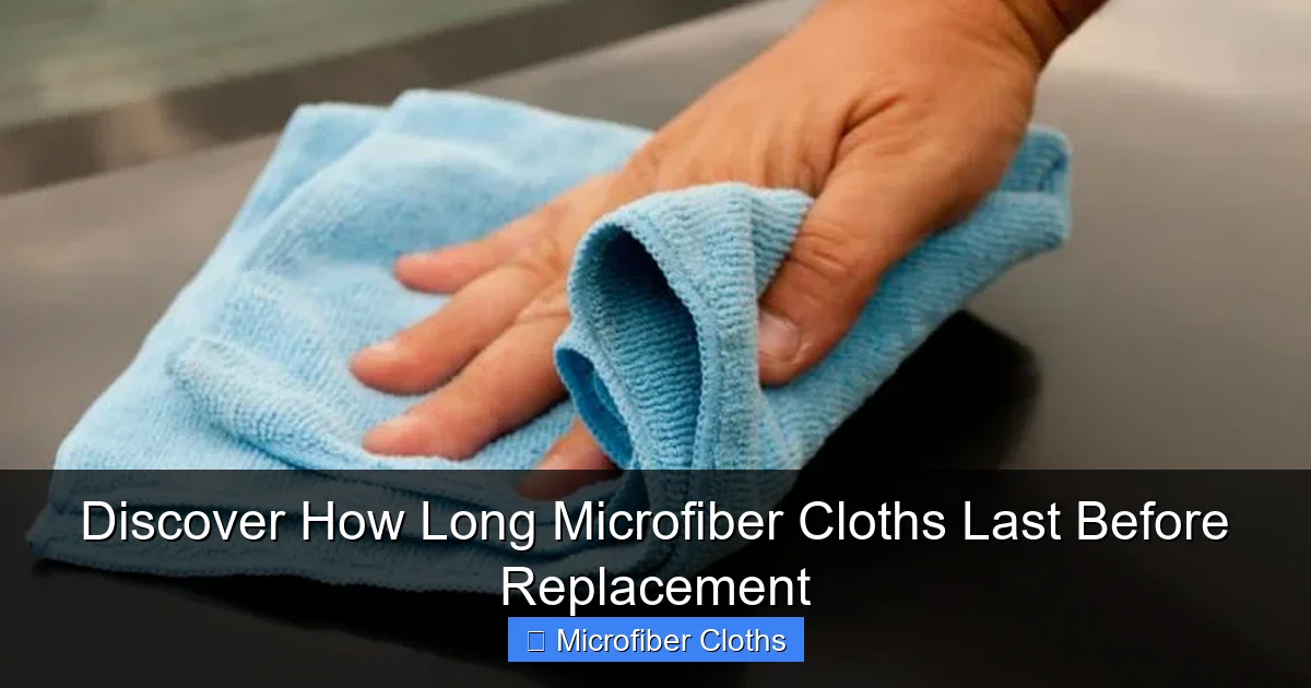 Discover How Long Microfiber Cloths Last Before Replacement