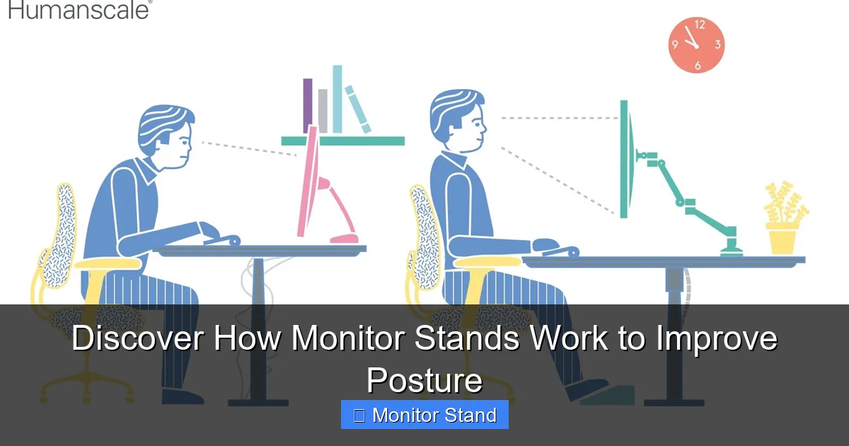 Discover How Monitor Stands Work to Improve Posture