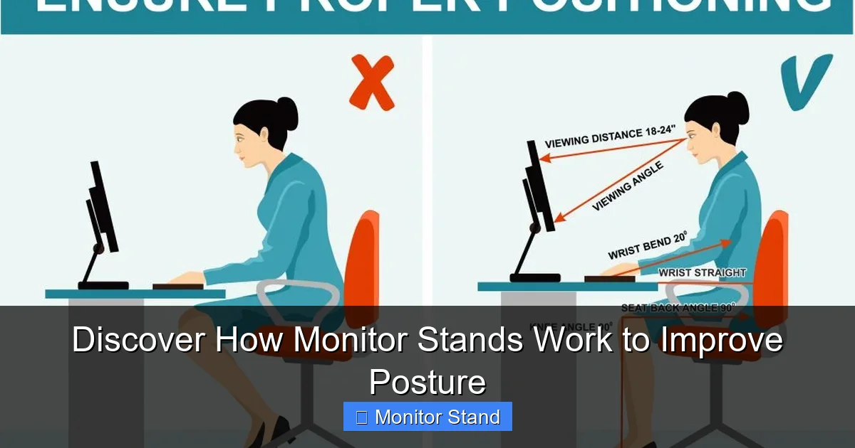 Discover How Monitor Stands Work to Improve Posture