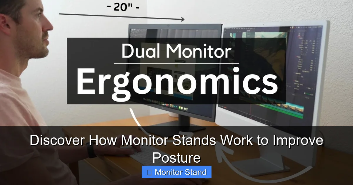 Discover How Monitor Stands Work to Improve Posture