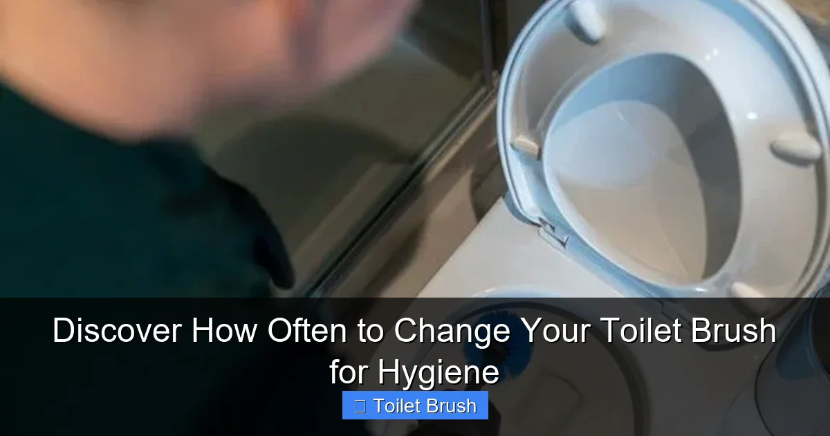 Discover How Often to Change Your Toilet Brush for Hygiene