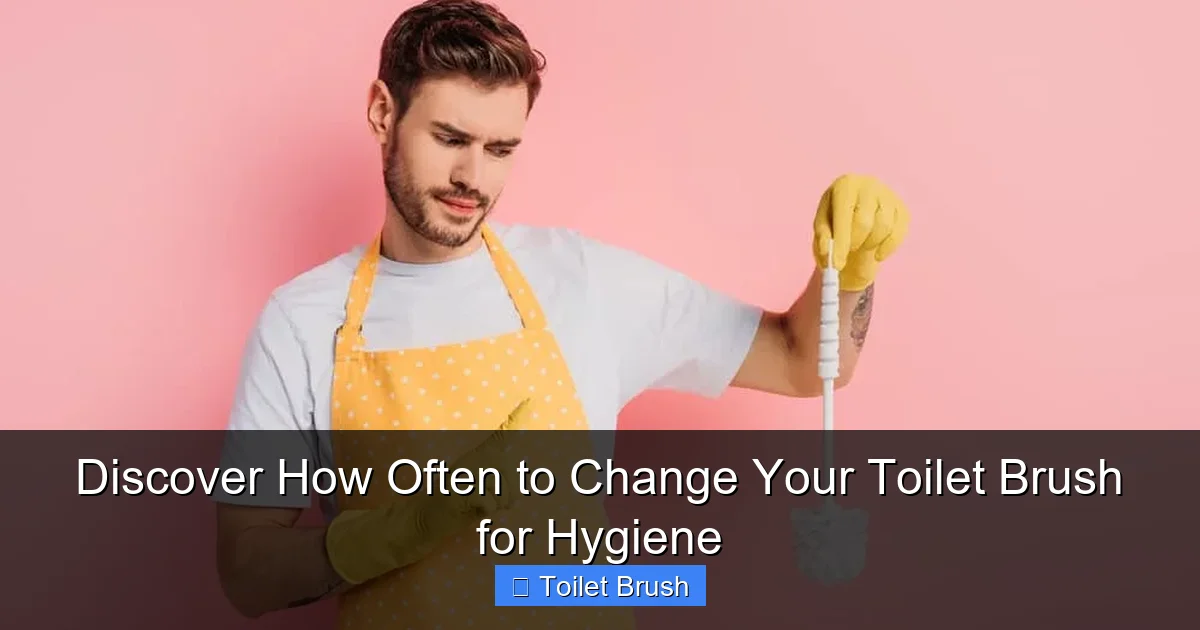 Discover How Often to Change Your Toilet Brush for Hygiene