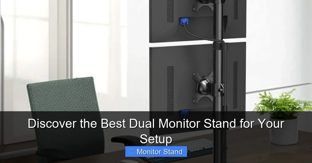 Discover the Best Dual Monitor Stand for Your Setup