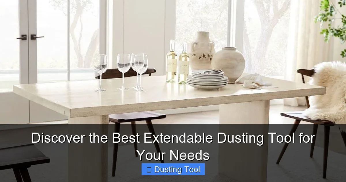 Discover the Best Extendable Dusting Tool for Your Needs