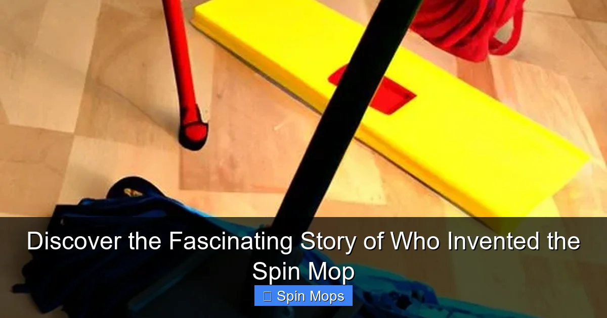 Discover the Fascinating Story of Who Invented the Spin Mop