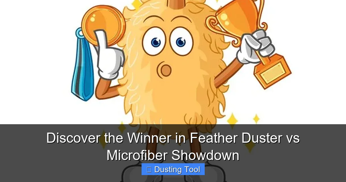 Discover the Winner in Feather Duster vs Microfiber Showdown