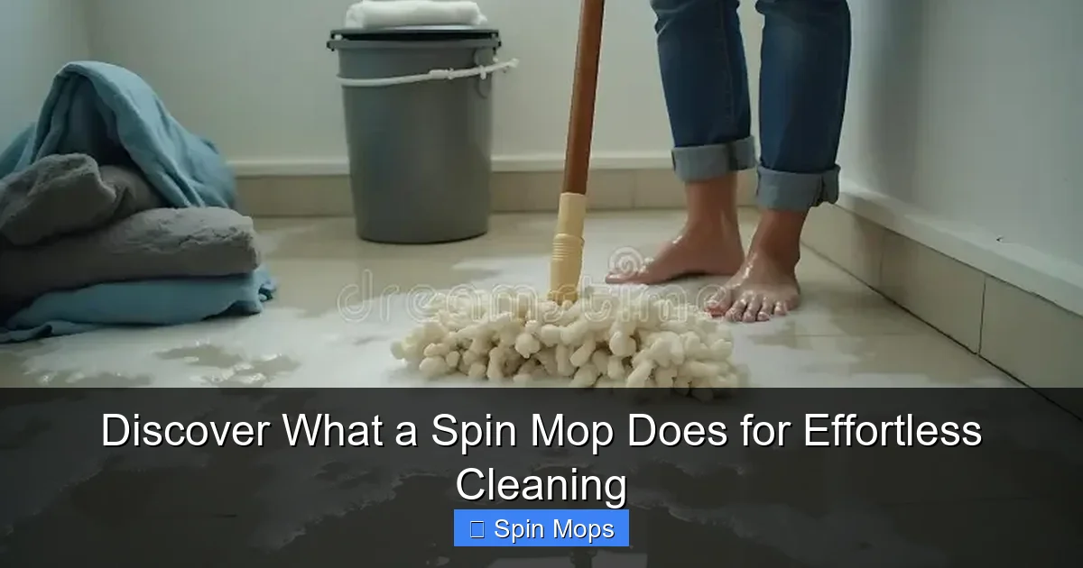 Discover What a Spin Mop Does for Effortless Cleaning