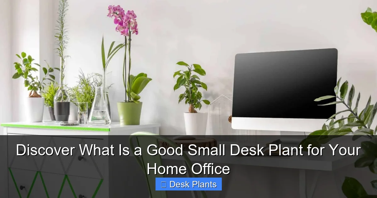 Discover What Is a Good Small Desk Plant for Your Home Office